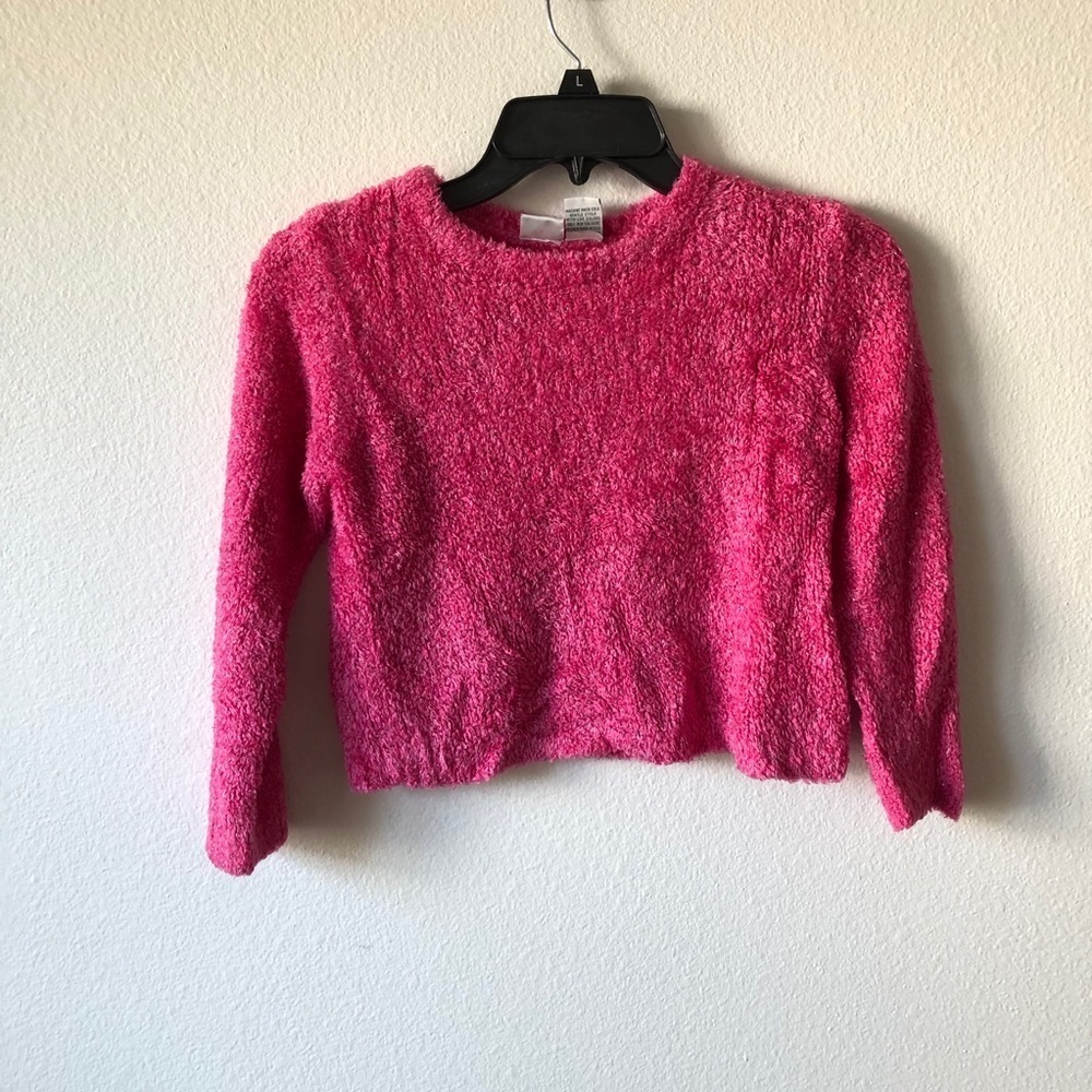 Y2K Greendog Sparkle Knit Girls Sweater